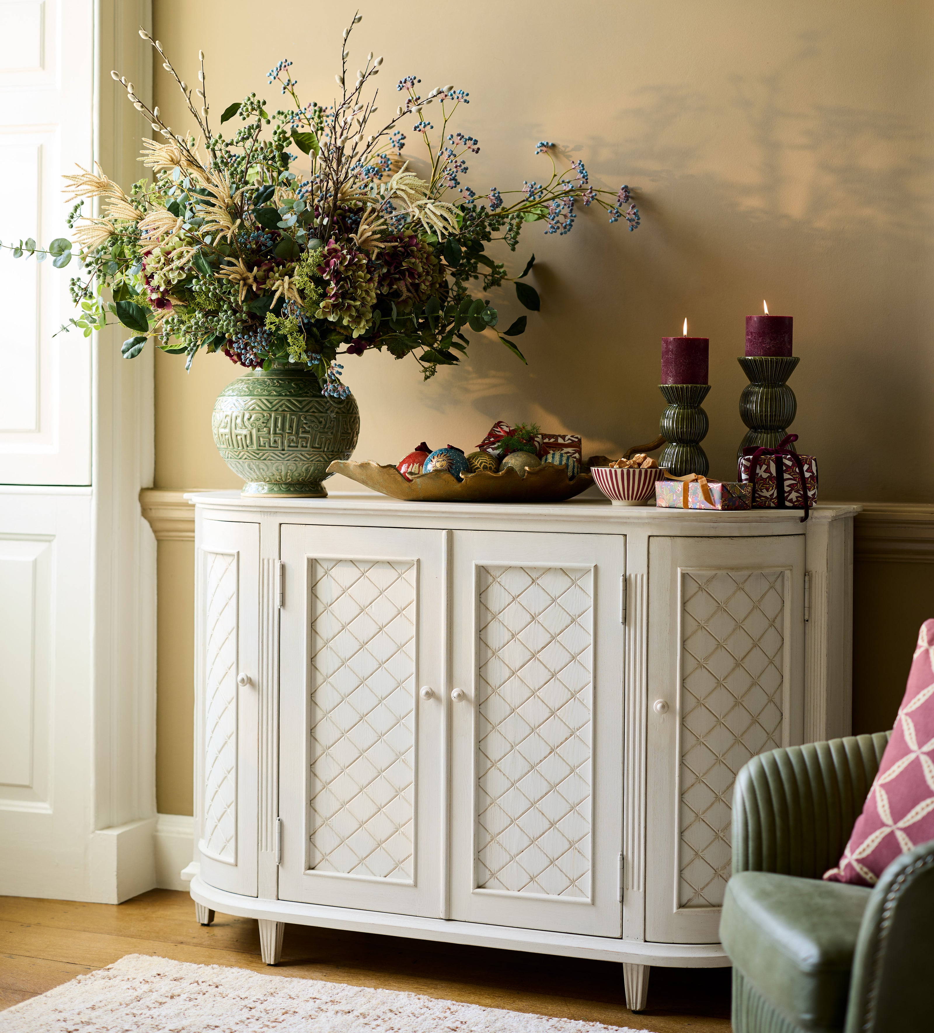Belrose Cabinet - Chalk