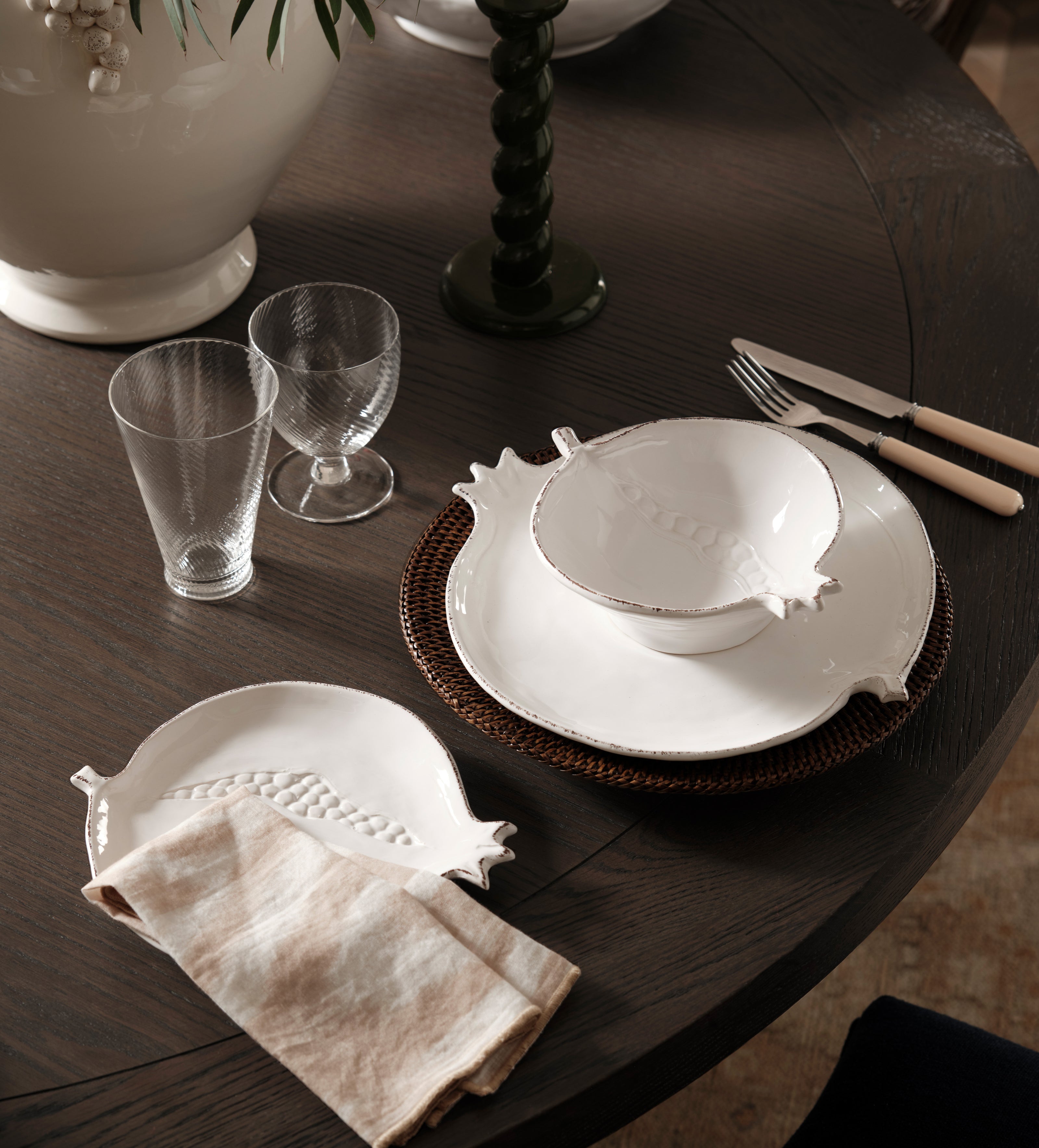 Benares Ikat Napkins - Set of Four - Oatmeal