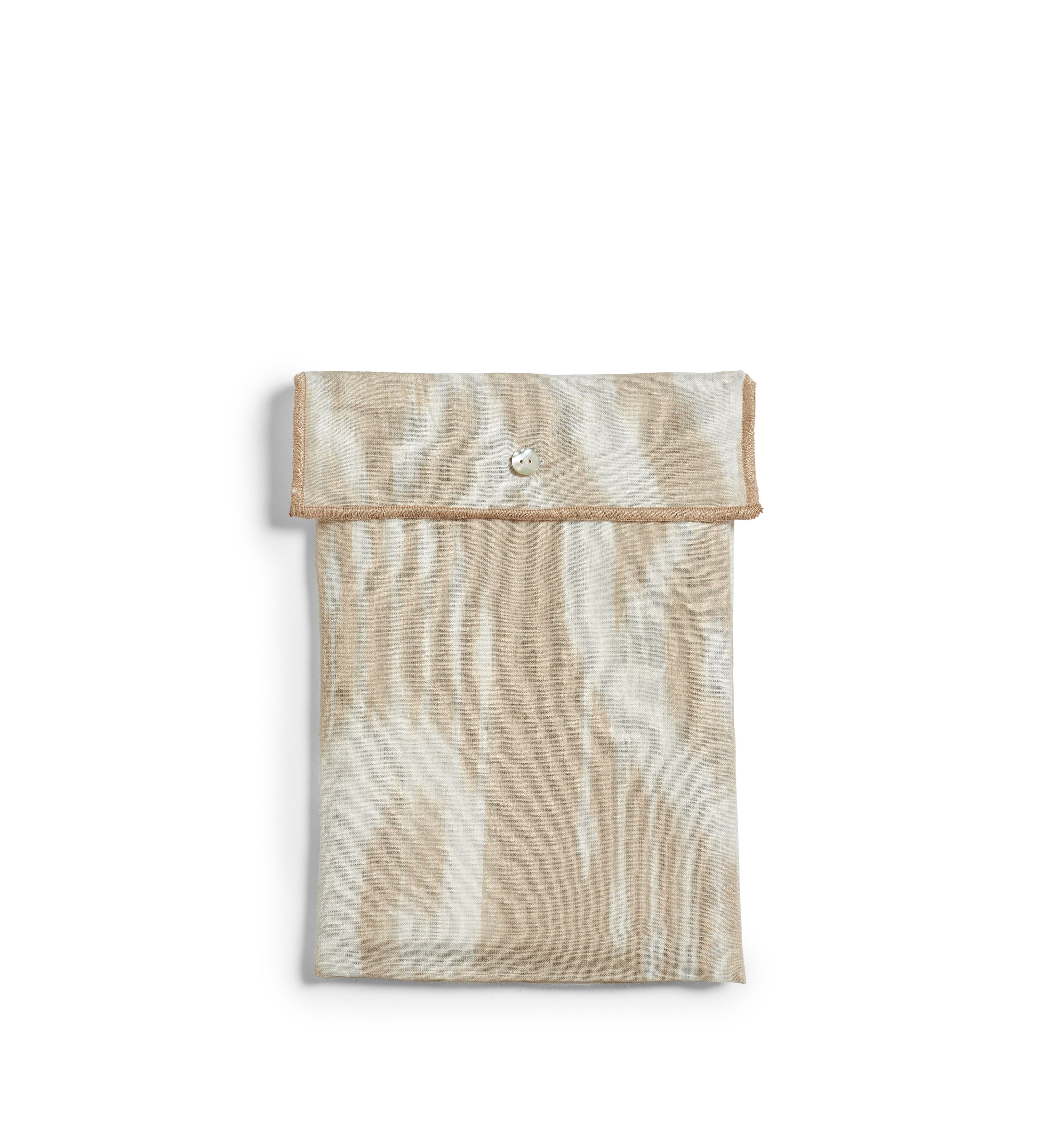 Benares Ikat Napkins - Set of Four - Oatmeal