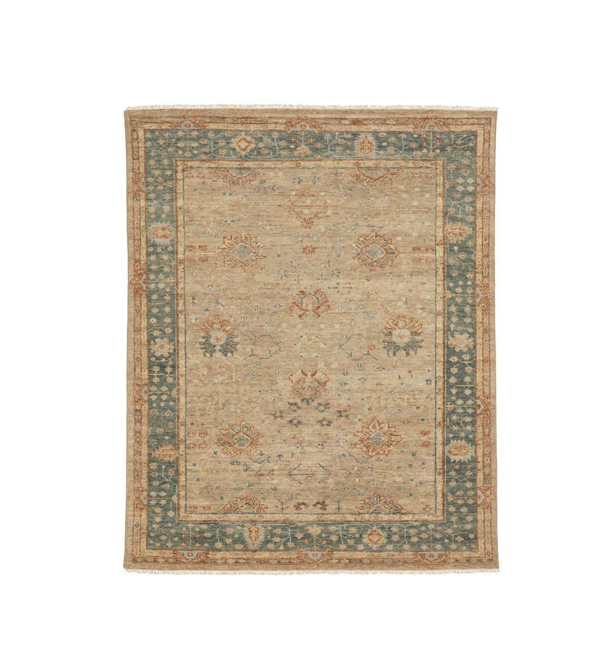 Berina Rug 244x305cm - Grey Blue | OKA