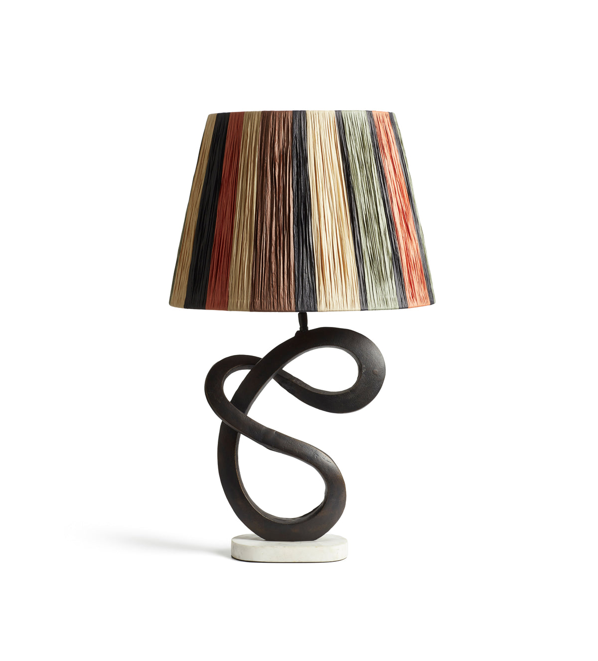 Beta Table Lamp Base - Antique Metal | OKA