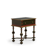 Birbal Side Table - Forest Green
