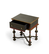 Birbal Side Table - Forest Green