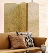 Birdsong Folding Screen - Flushed Cream