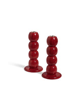 Bobina Bobble Candle Holders - Chinese Red