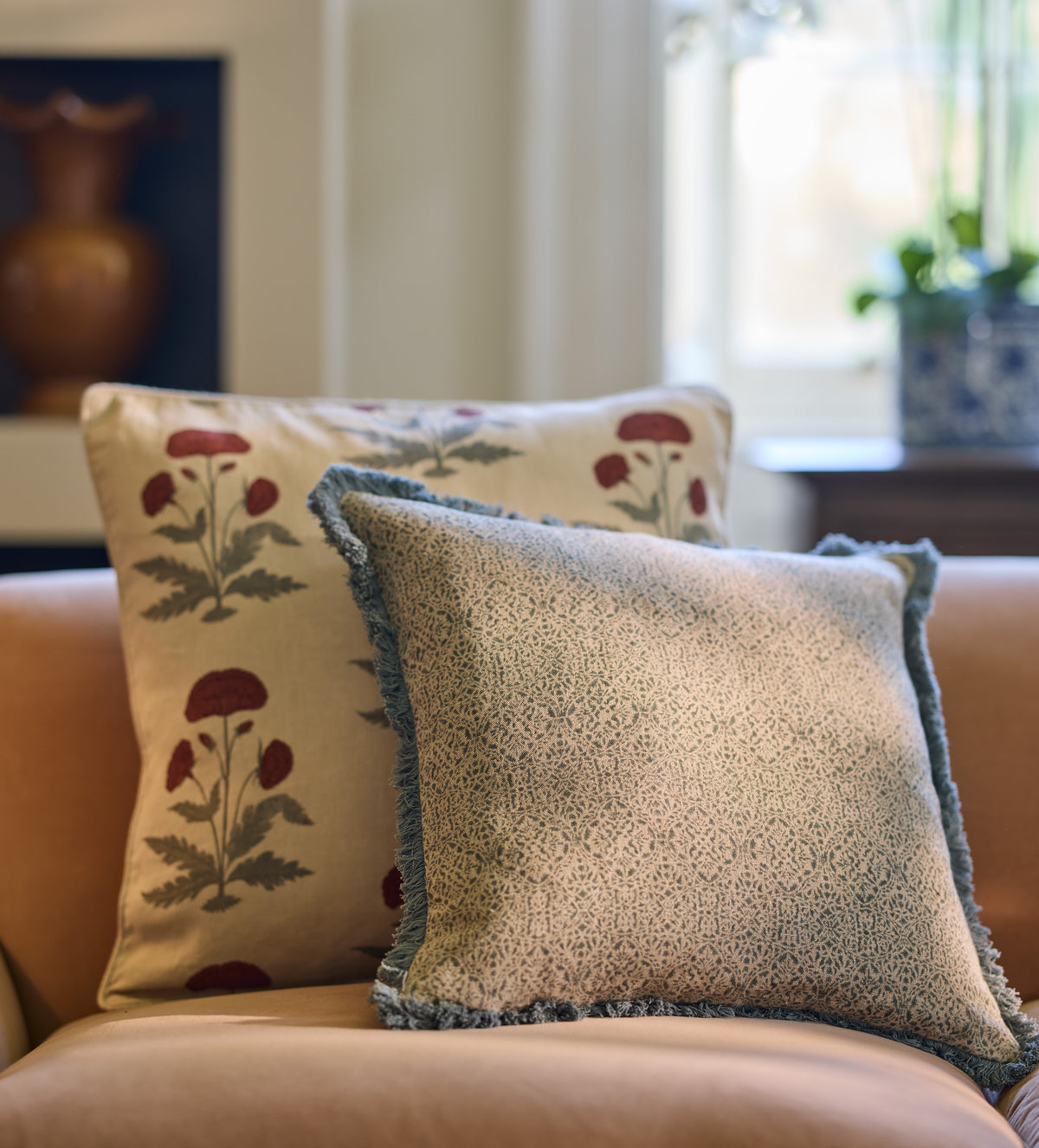 Bochner Cushion Cover - Air Force Blue