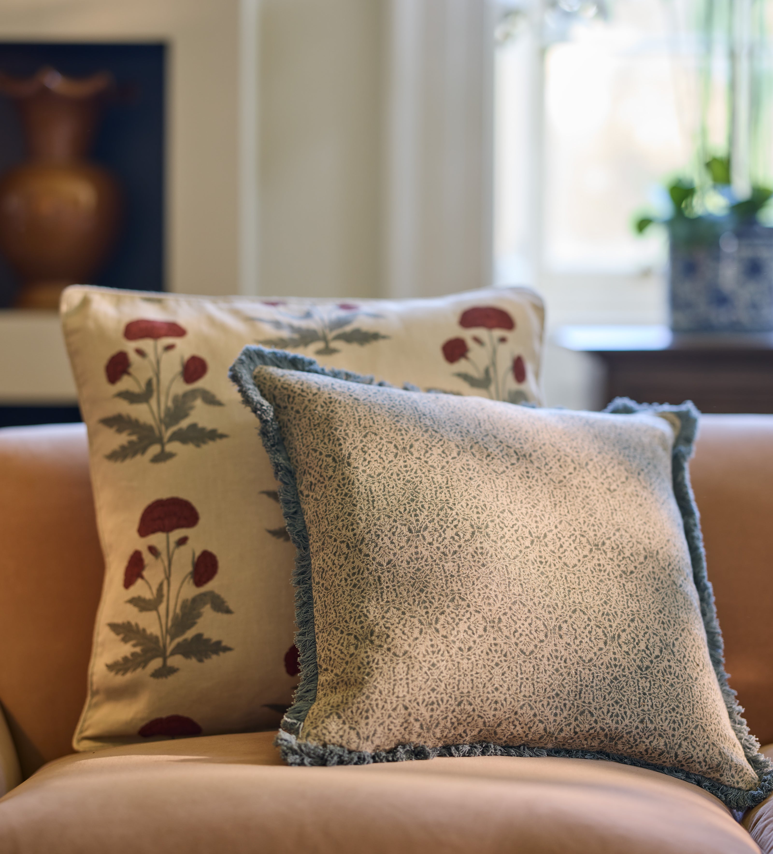 Bochner Cushion Cover - Air Force Blue