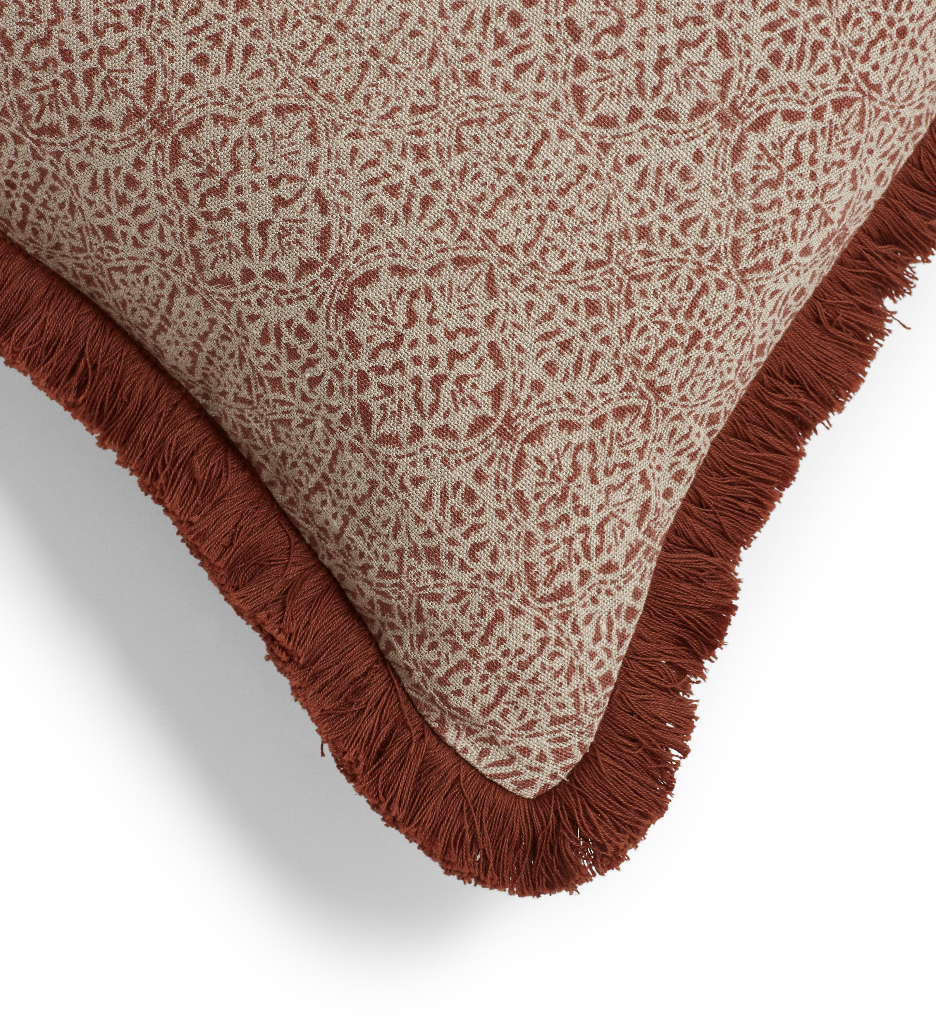 Bochner Cushion Cover - Warm Red