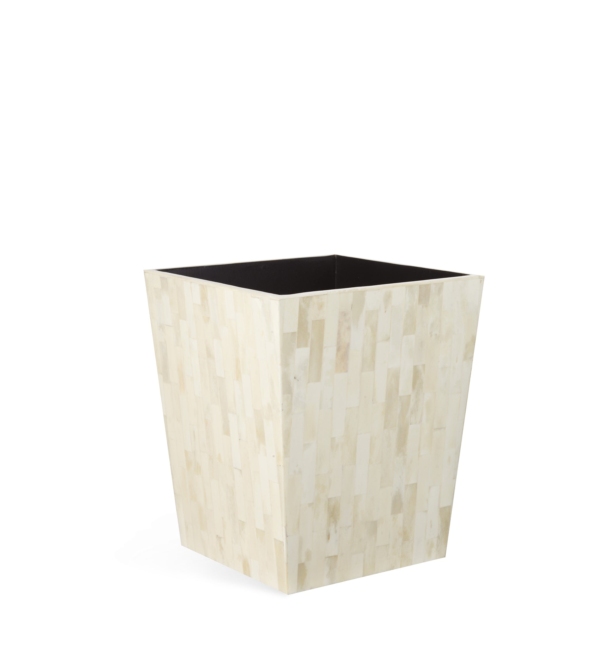Bone Wastepaper Bin - Ivory White