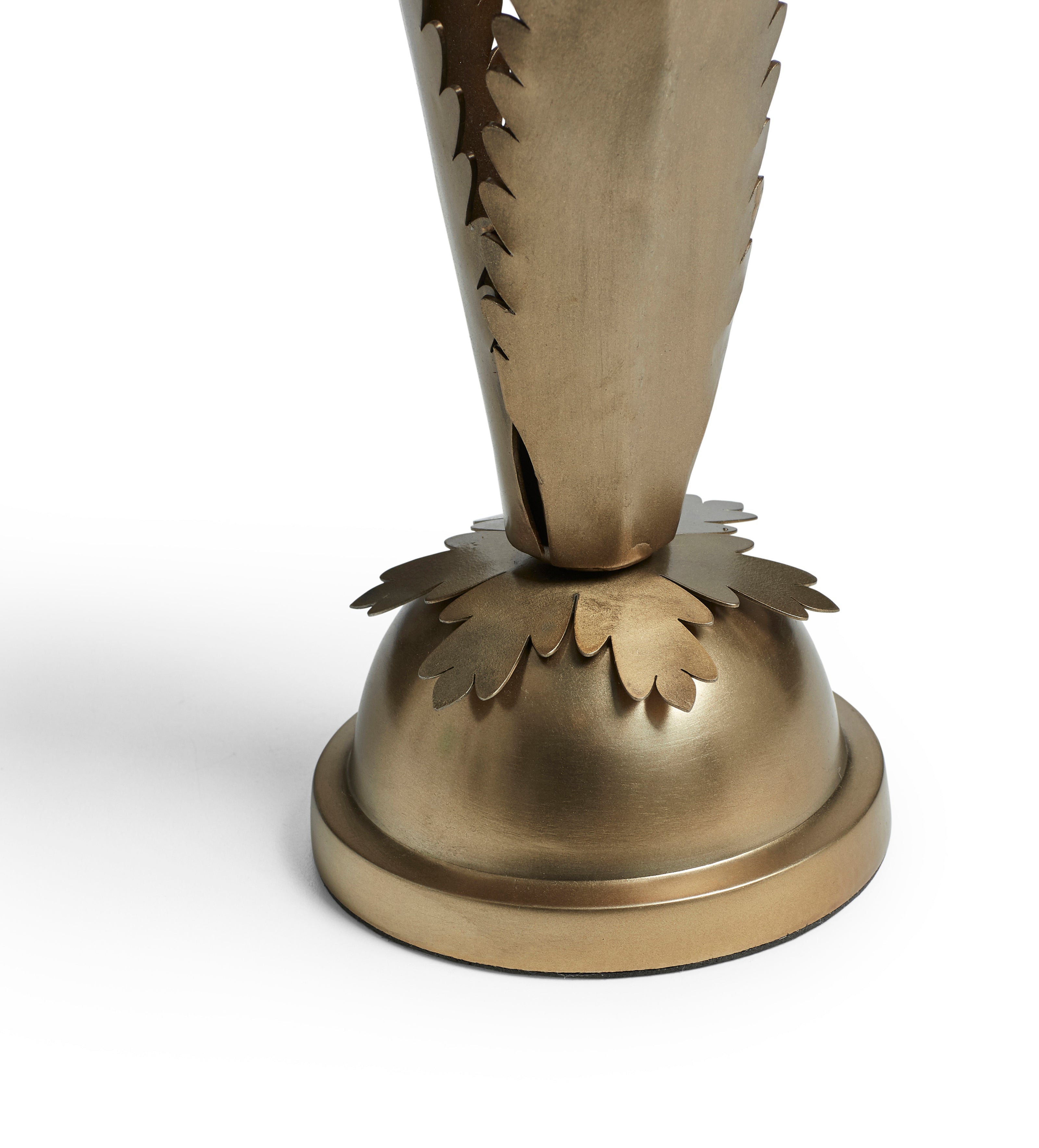 Brialen Candle Holders Pair - Antique Brass