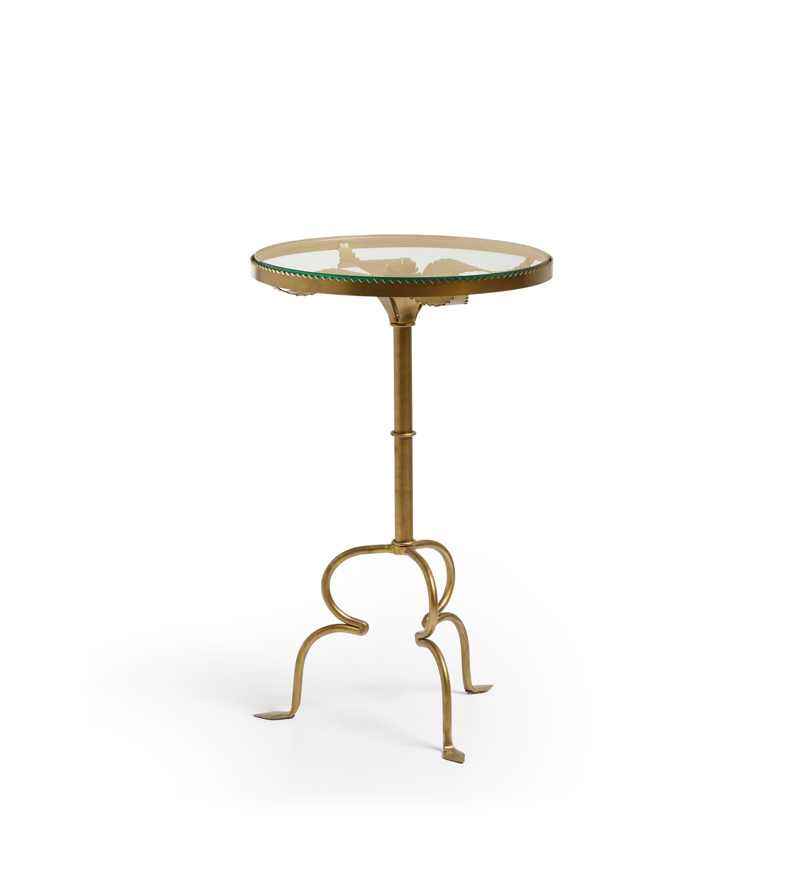 Briallen Side Table - Antique Gold