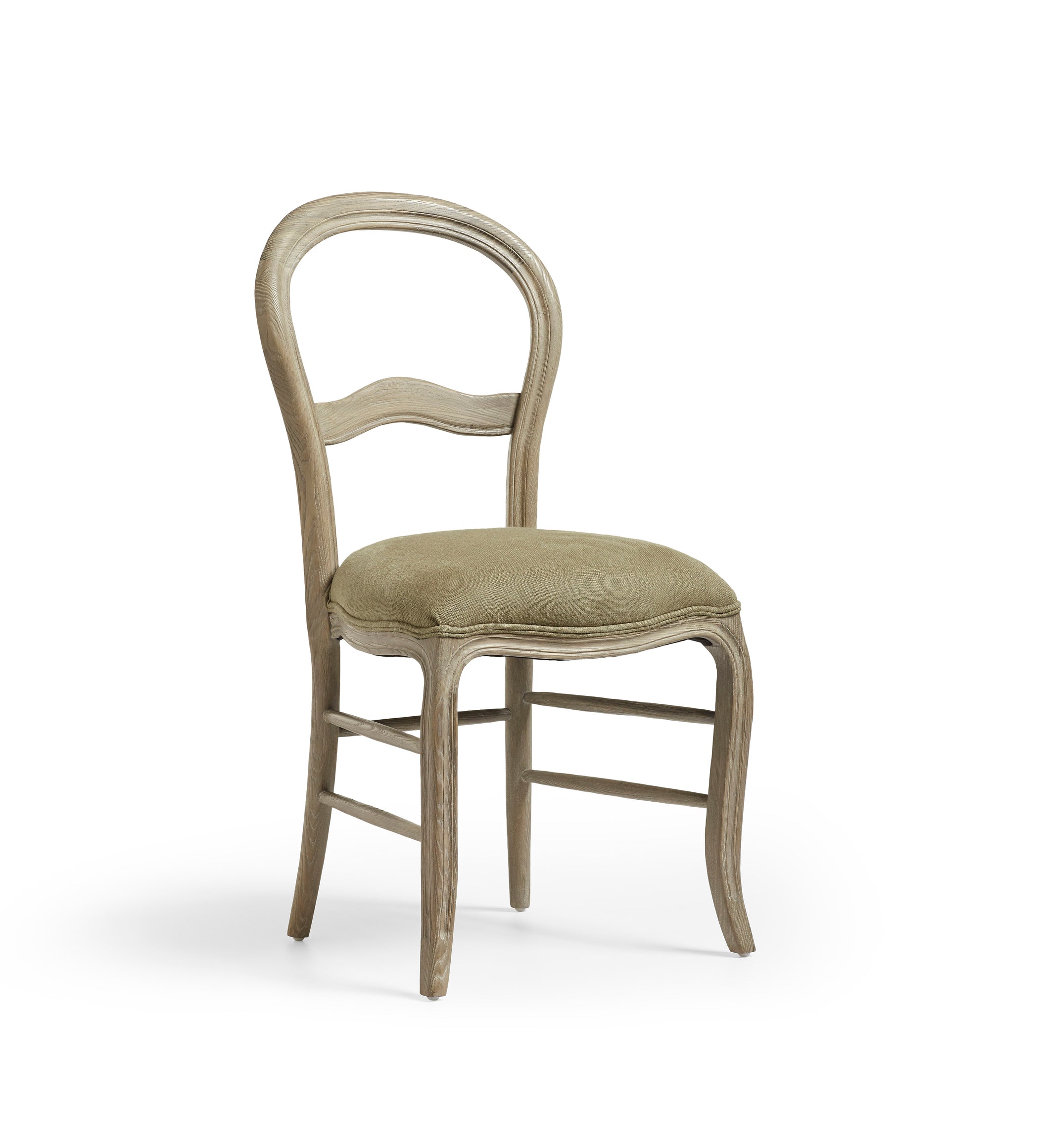 Brinley Linen Dining Chair - Dark Lichen