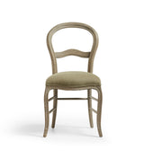 Brinley Linen Dining Chair - Dark Lichen