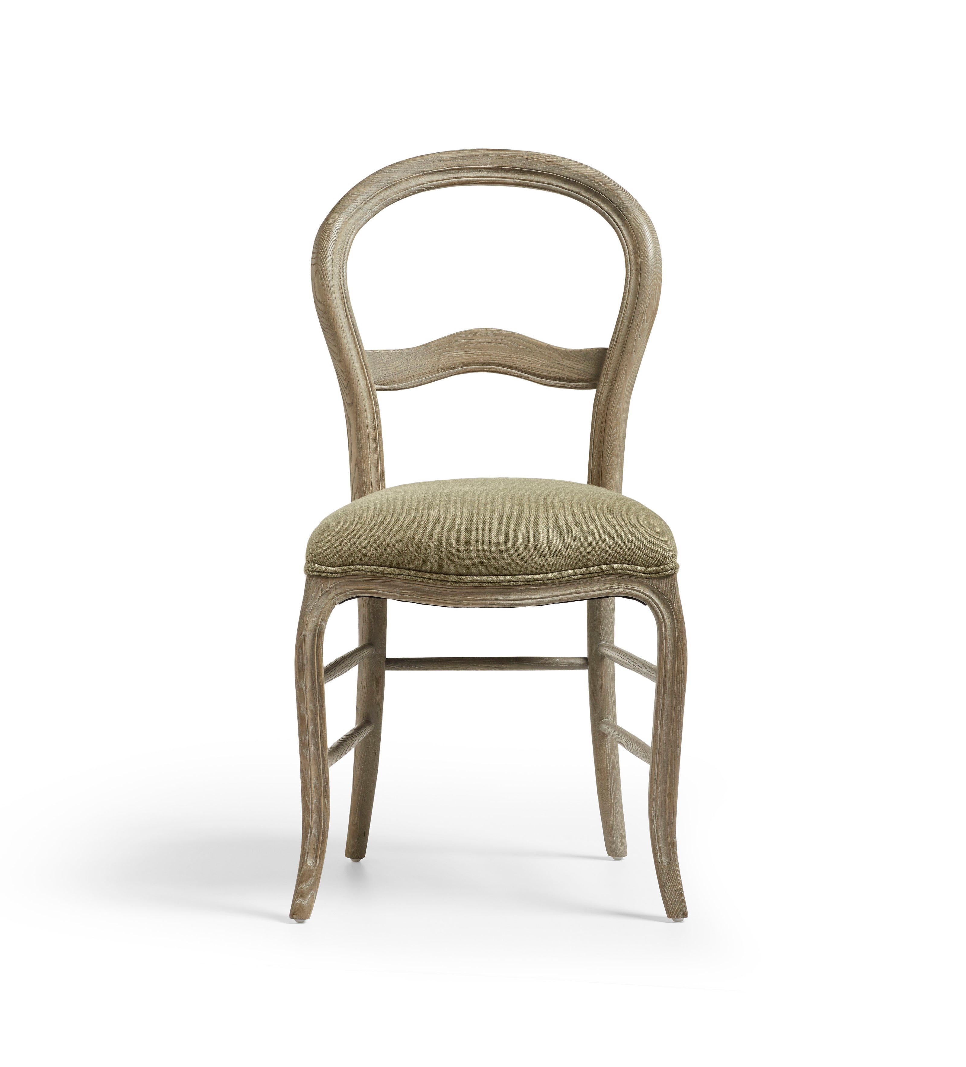 Brinley Linen Dining Chair - Dark Lichen