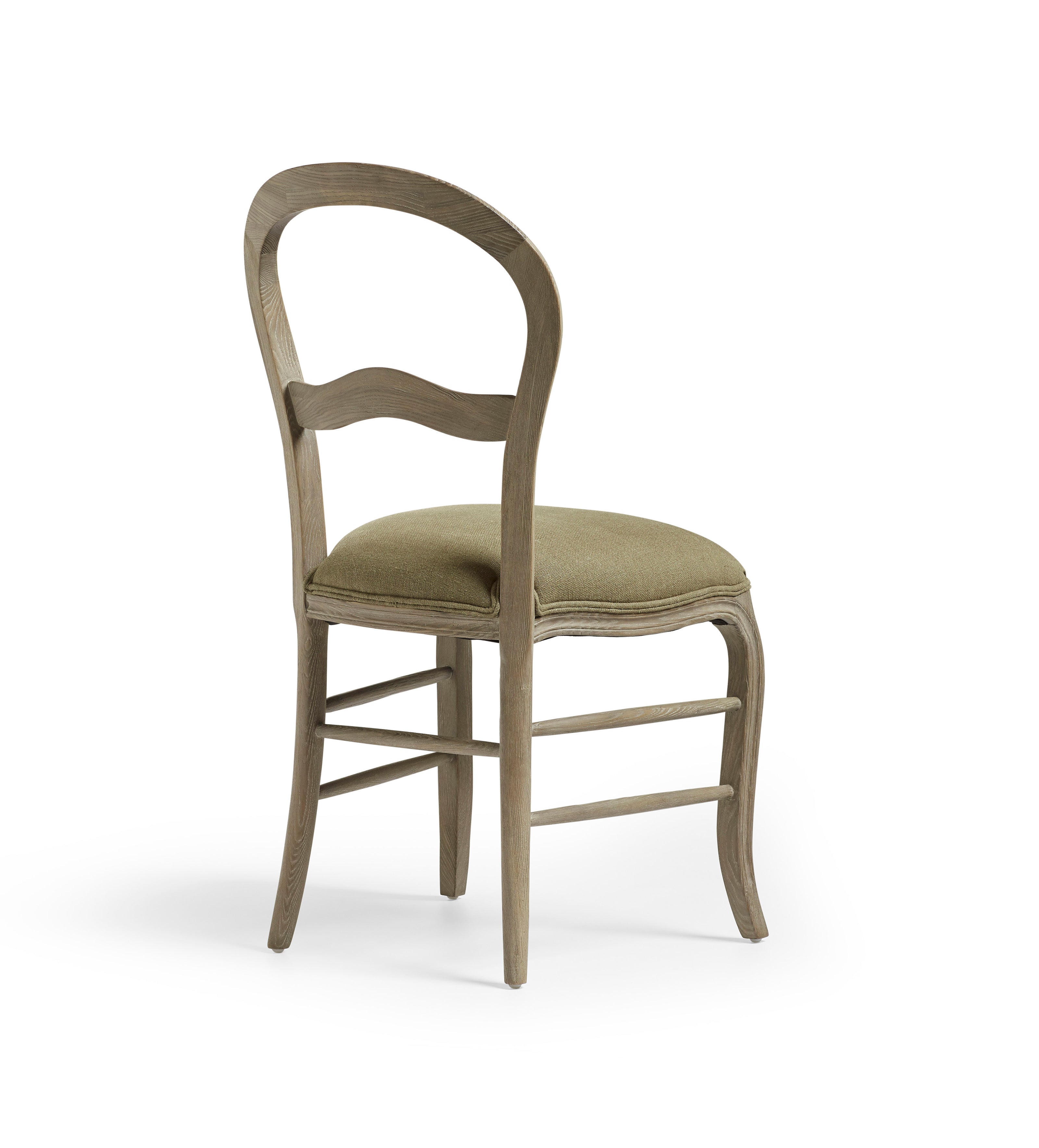Brinley Linen Dining Chair - Dark Lichen