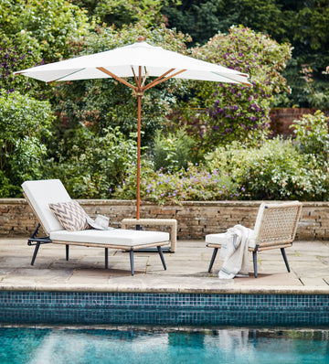 Cabrera Sun Lounger - Driftwood