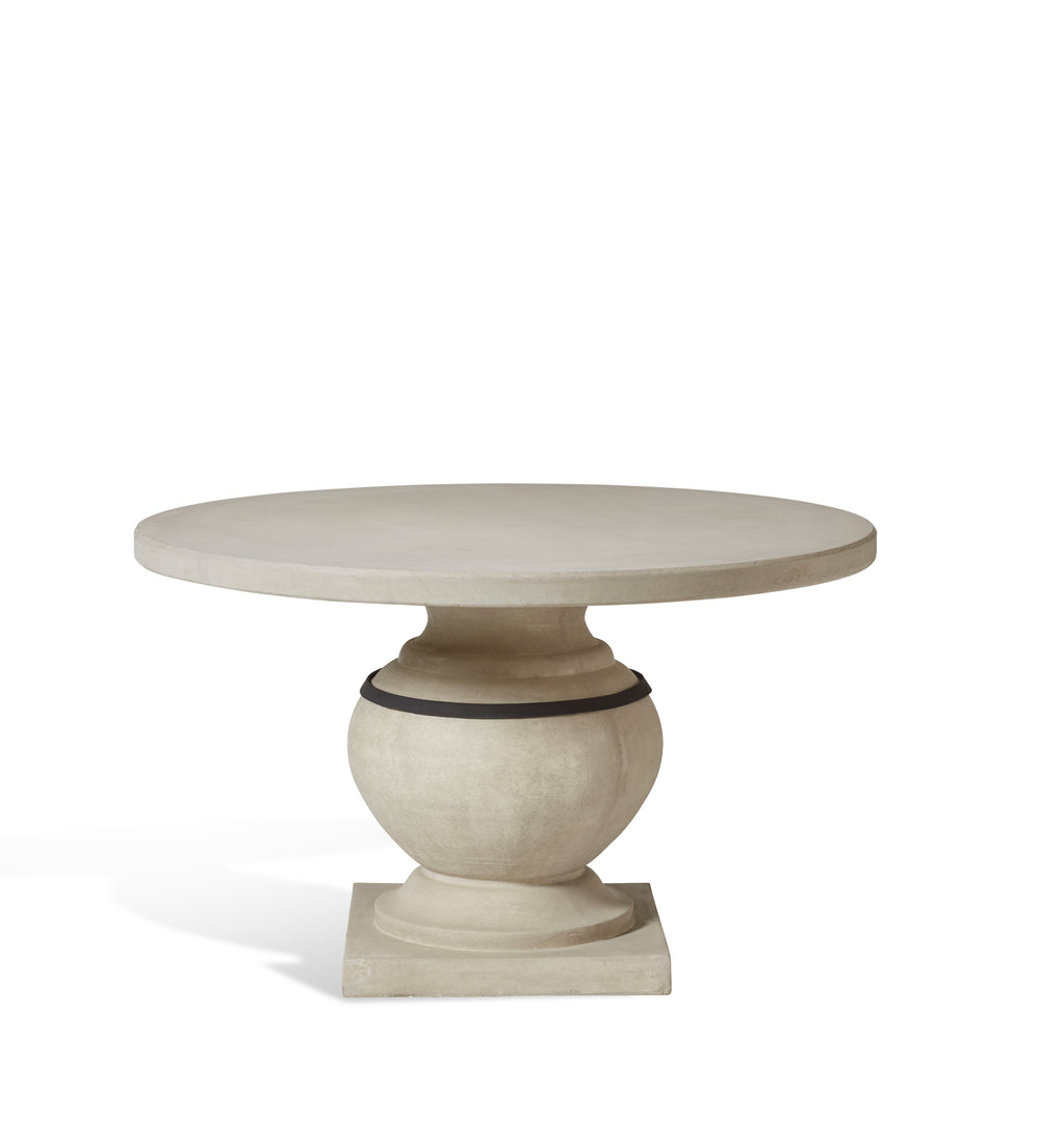 Callanish Round Indoor/Outdoor Dining Table - Pebble Grey