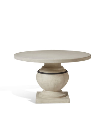 Callanish Round Indoor/Outdoor Dining Table - Pebble Grey