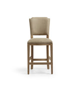 Camaret Bar Stool - Wild Oats Wide Herringbone