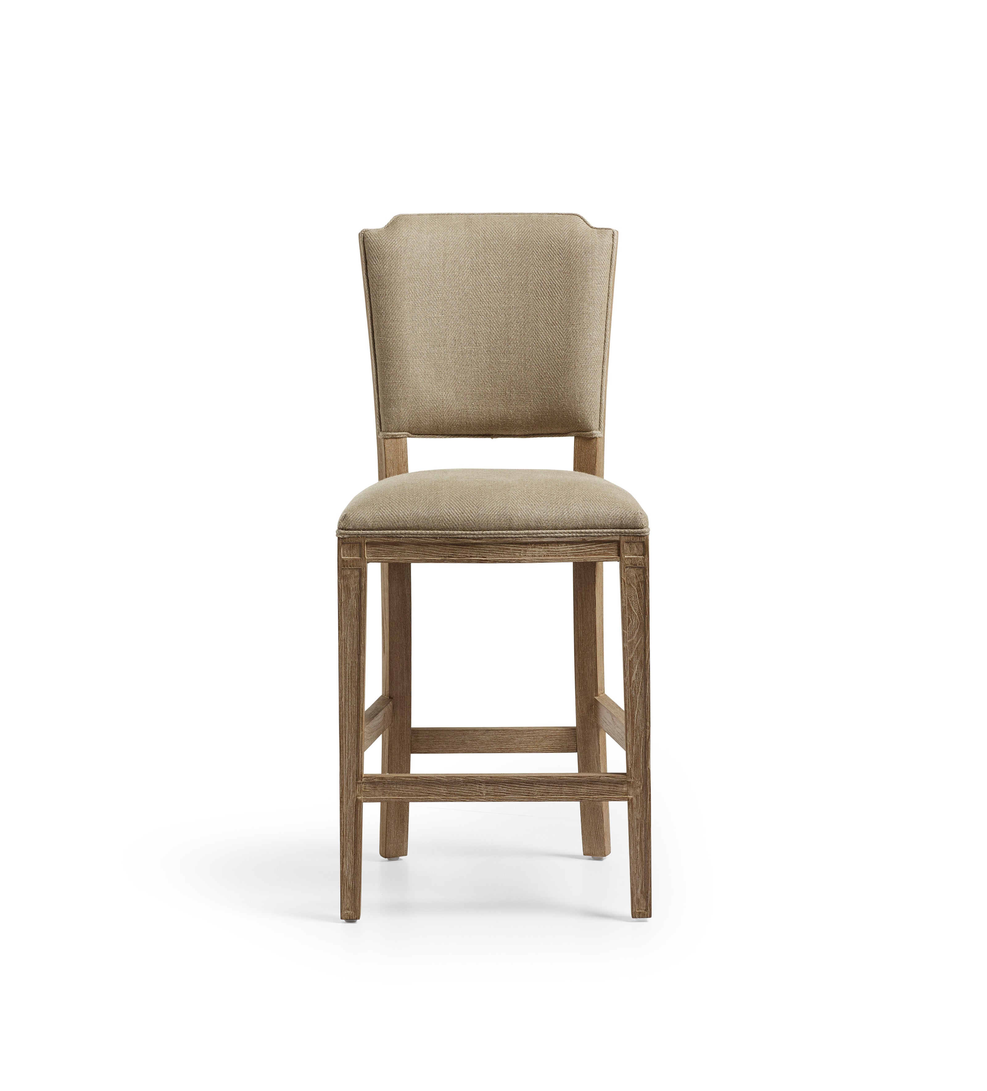 Camaret Bar Stool - Wild Oats Wide Herringbone