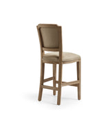 Camaret Bar Stool - Wild Oats Wide Herringbone