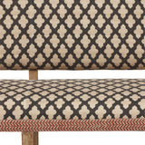 Camaret Serigraph Dining Bench - Black/Natural