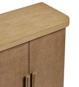 Candra Bar Cabinet - Weathered Oak