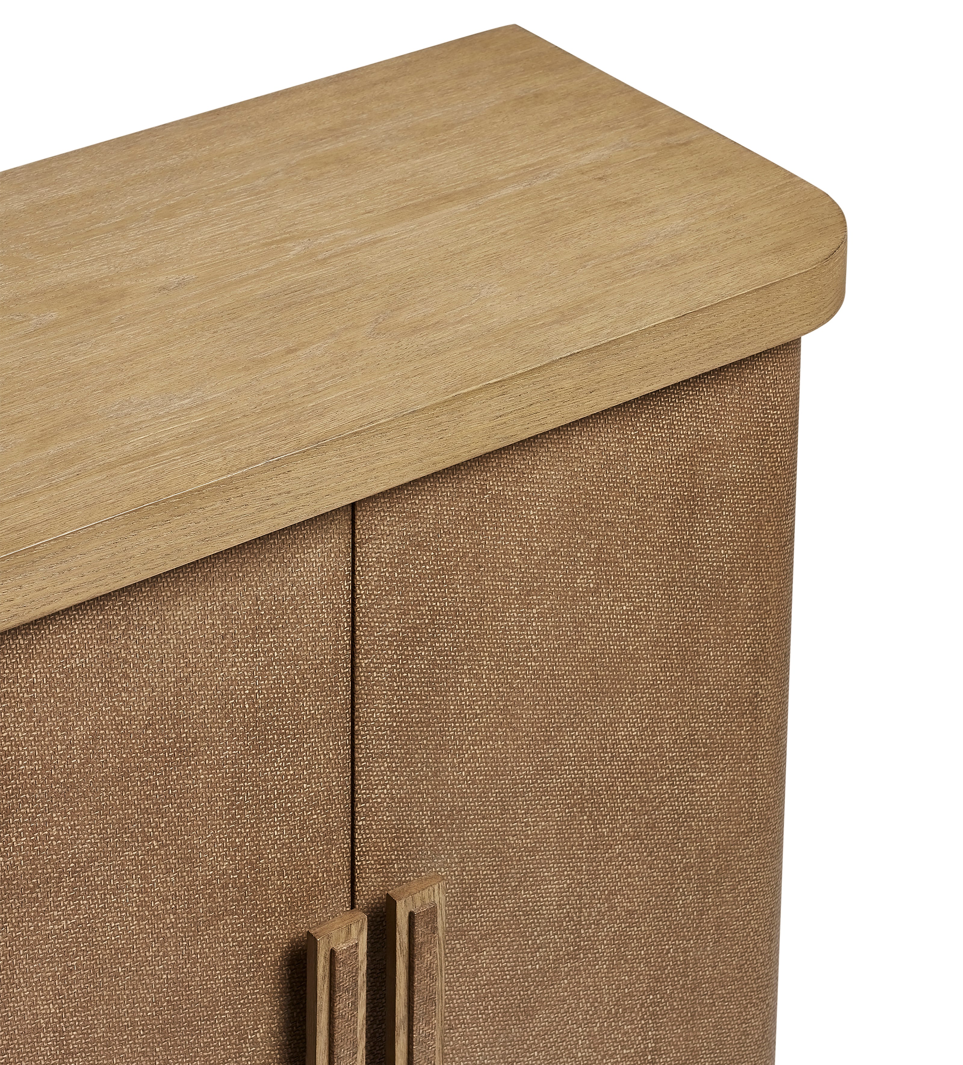 Candra Bar Cabinet - Weathered Oak