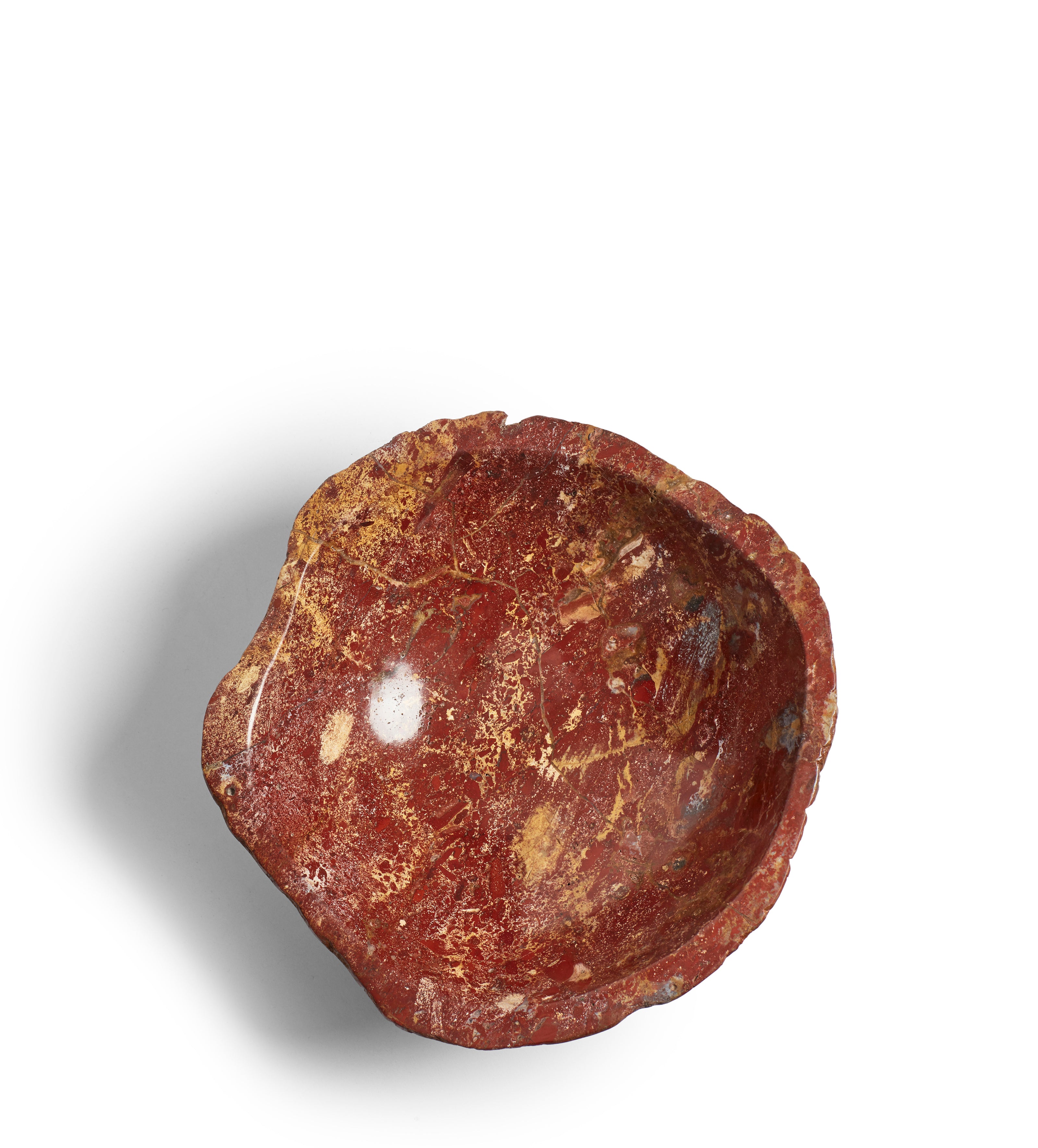 Cannenta Decorative Jasper Bowl - Red