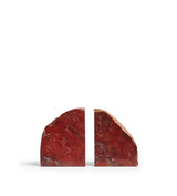 Cannenta Jasper Bookends - Red