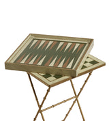 Capablanca Games Table - Green/Gold