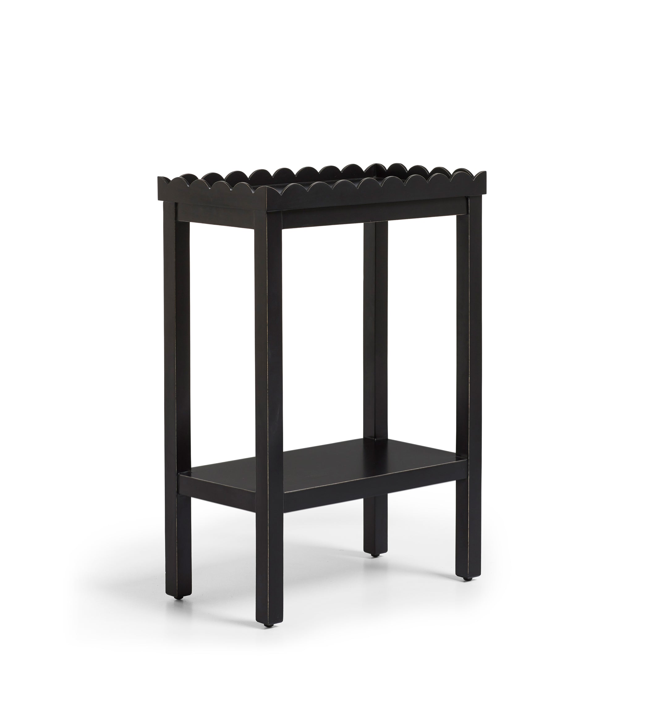 Capesanta Side Table - Rubbed Black