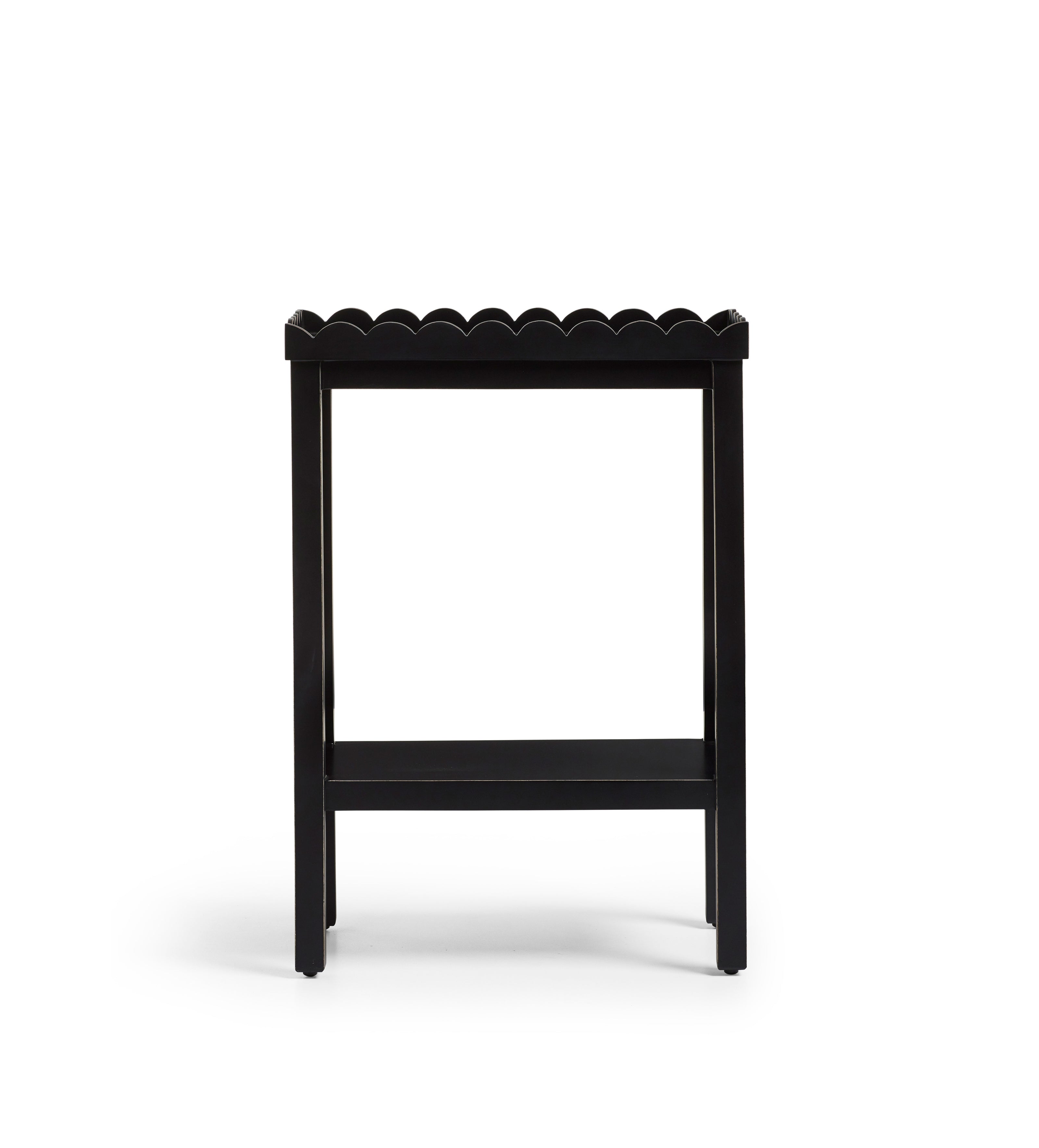 Capesanta Side Table - Rubbed Black