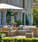 Carrillo Storage Lounge Dining Set - Natural