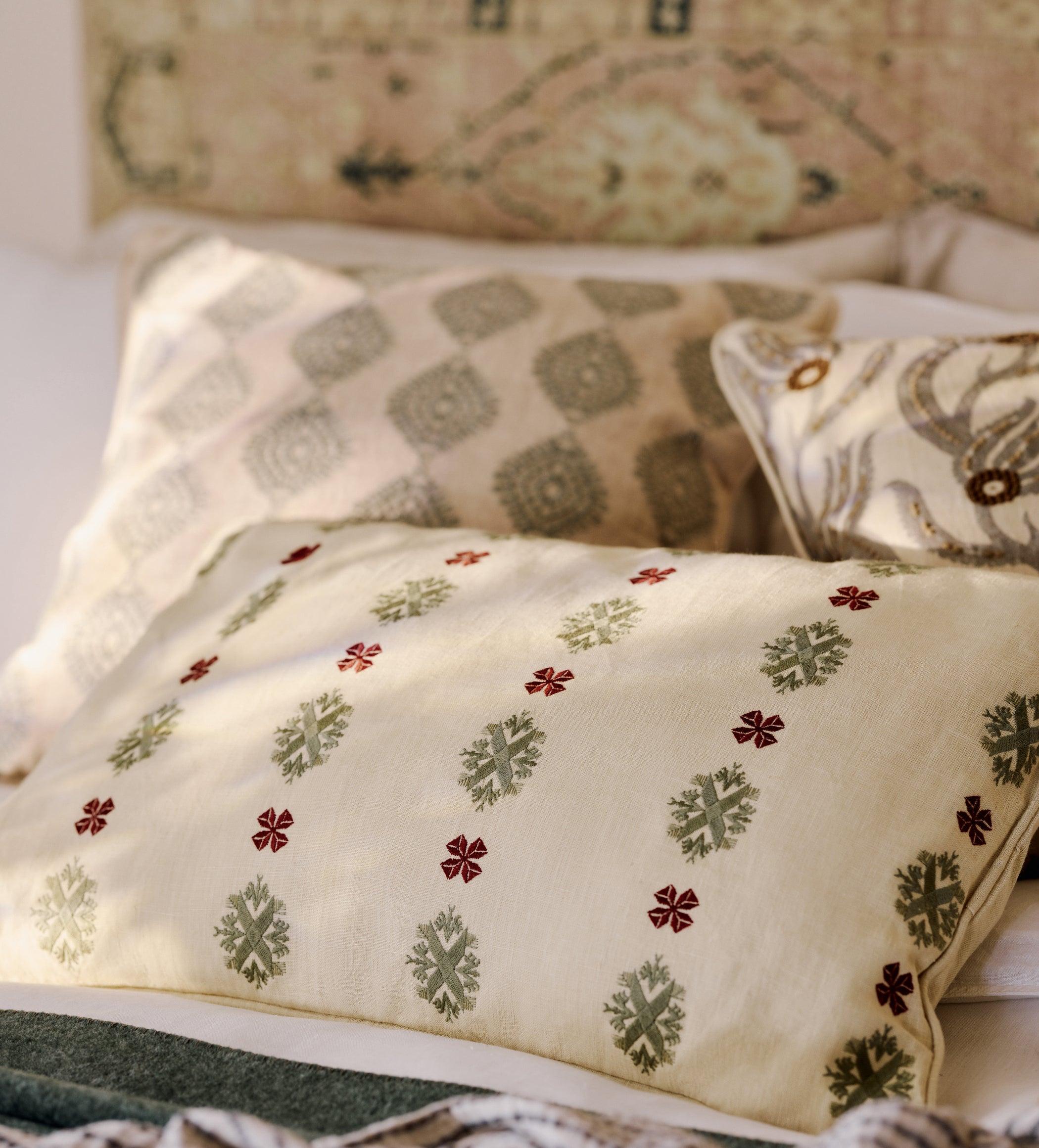 Carthew Cushion Cover - Pale Celadon