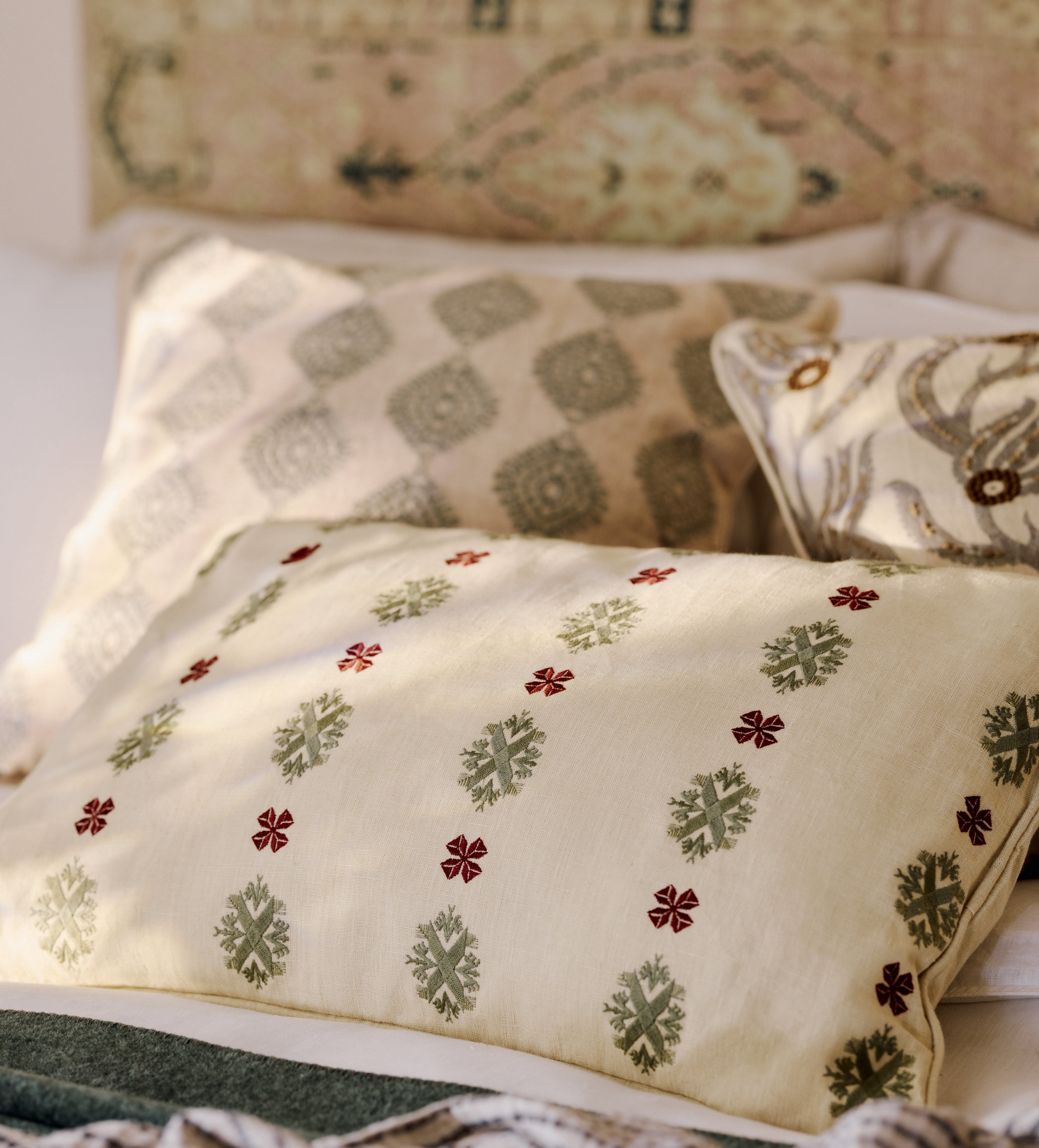 Carthew Cushion Cover - Pale Celadon