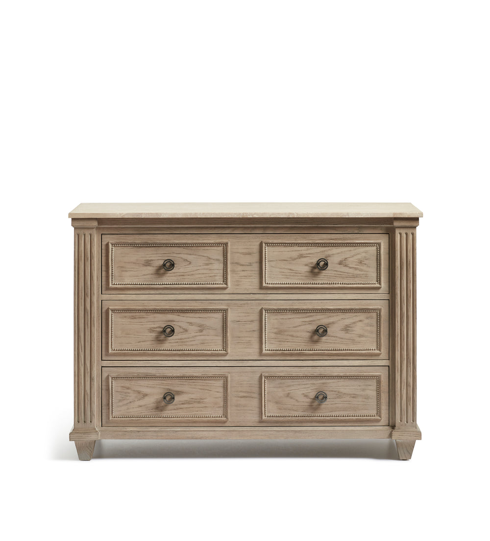 Castleton Chest of Drawers - Bleached Oak