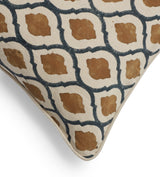 Chadhana Cushion Cover - Washed Orange/Air Force Blue