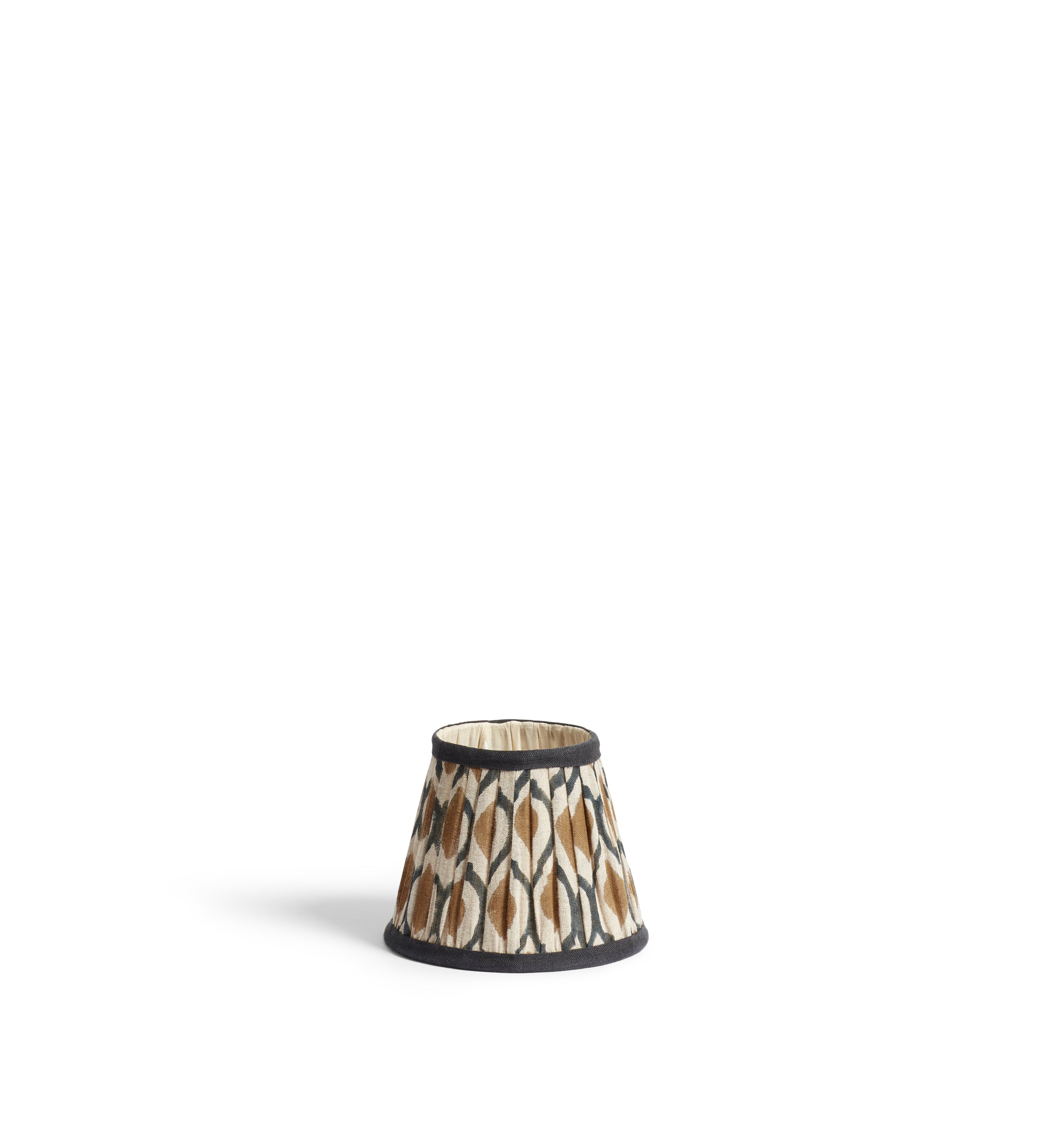 Chadhana Lampshade 17cm - Warm Red & Dark Seafoam