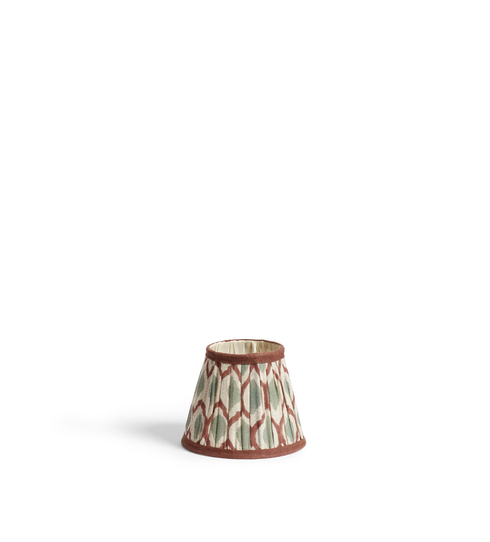 Chadhana Lampshade 17cm - Washed Orange & Air Force Blue