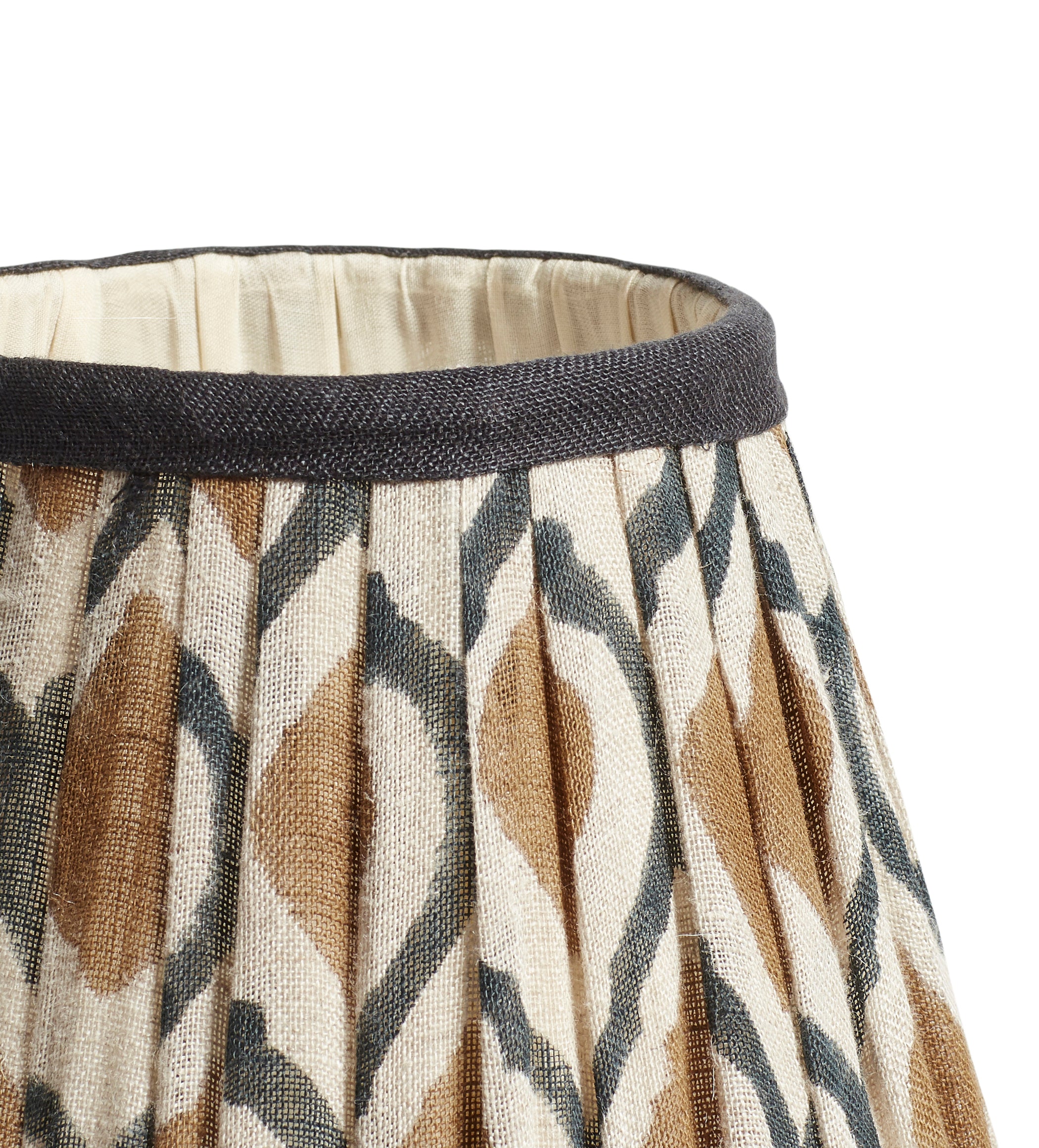 Chadhana Lampshade 17cm - Washed Orange & Air Force Blue