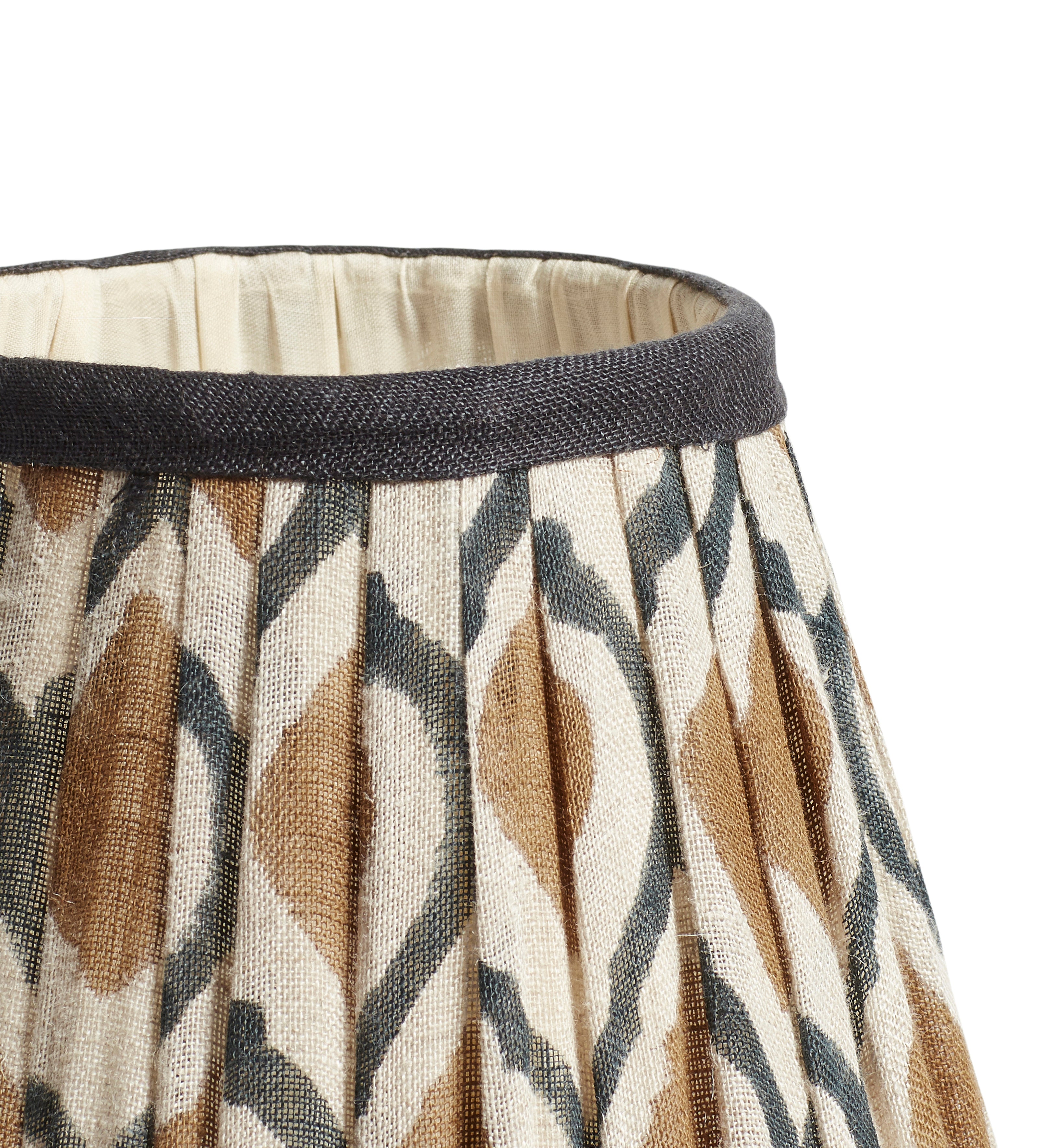 Chadhana Lampshade 17cm - Washed Orange & Air Force Blue
