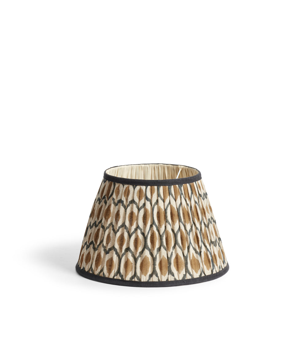 Chadhana Lampshade 35cm - Washed Orange & Air Force Blue