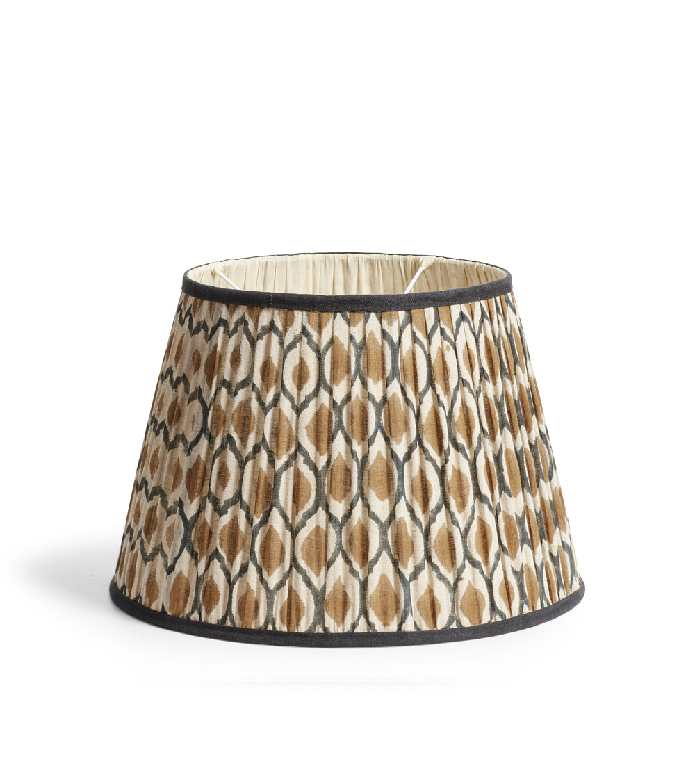 Chadhana Lampshade 45cm - Washed Orange & Air Force Blue