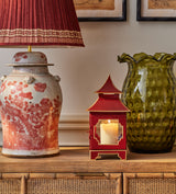 Chamak Table Lantern - Red