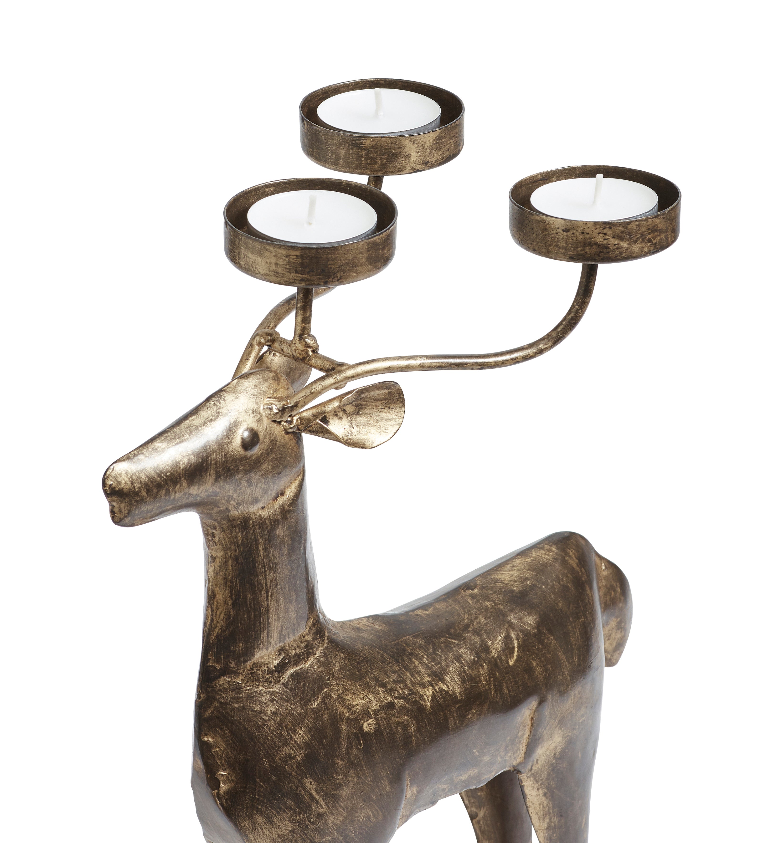 Charborough Tealight Holder - Rubbed Bronze