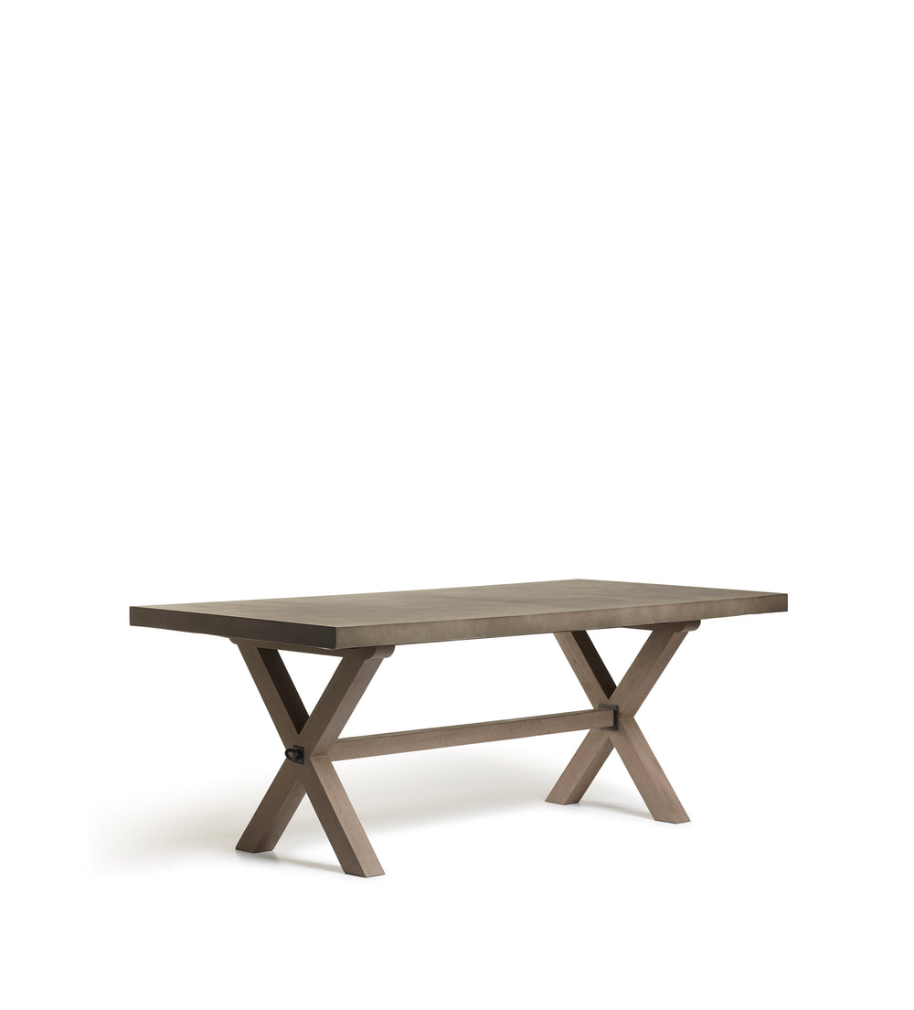 Charing Indoor/Outdoor Dining Table - Ash Grey