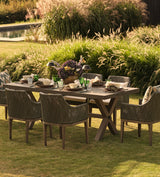 Charing Indoor/Outdoor Dining Table - Ash Grey