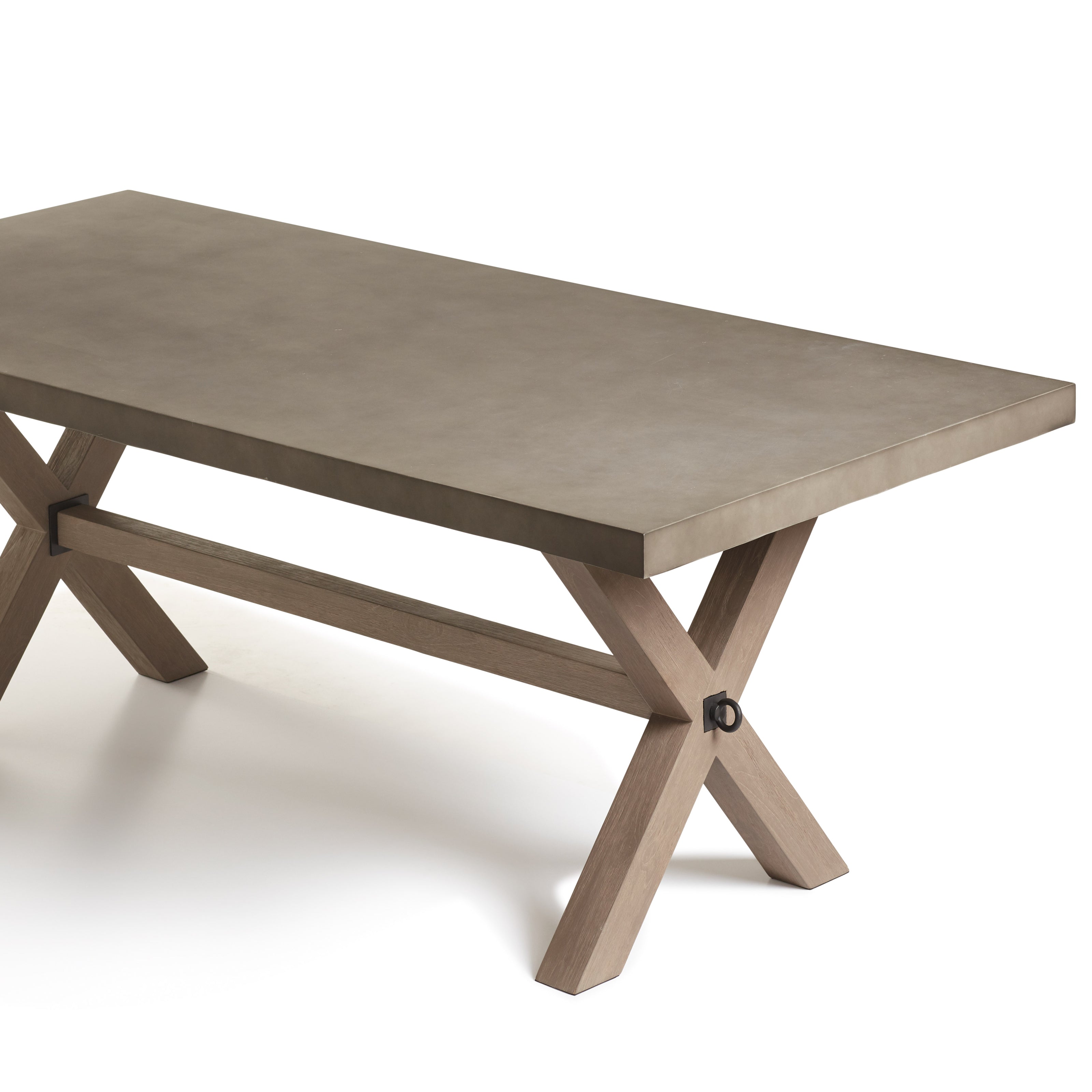 Charing Indoor/Outdoor Dining Table - Ash Grey
