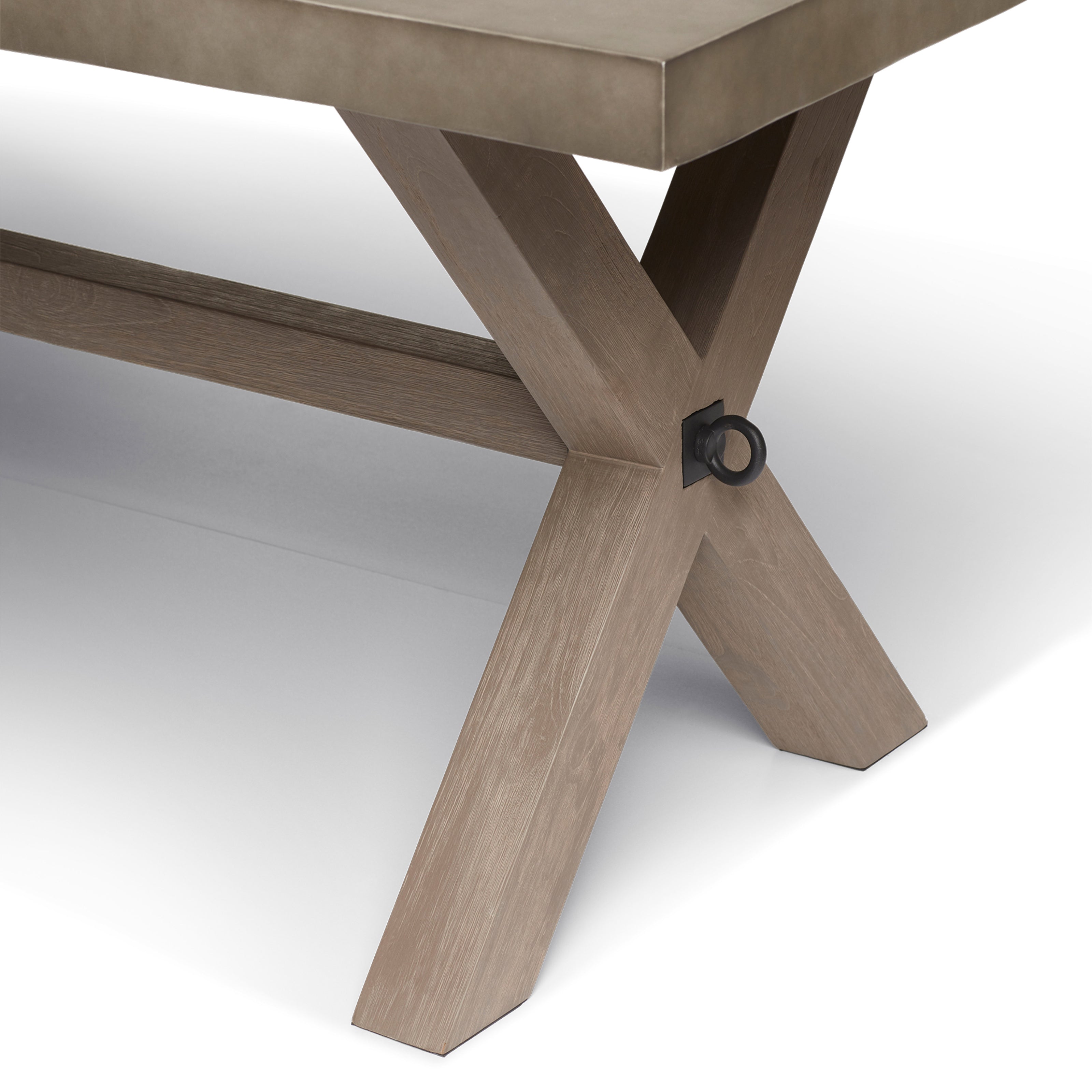 Charing Indoor/Outdoor Dining Table - Ash Grey